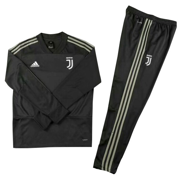 Chandal Niños Juventus 2018-2019 Negro Gris